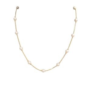Monet Pearl Station Necklace